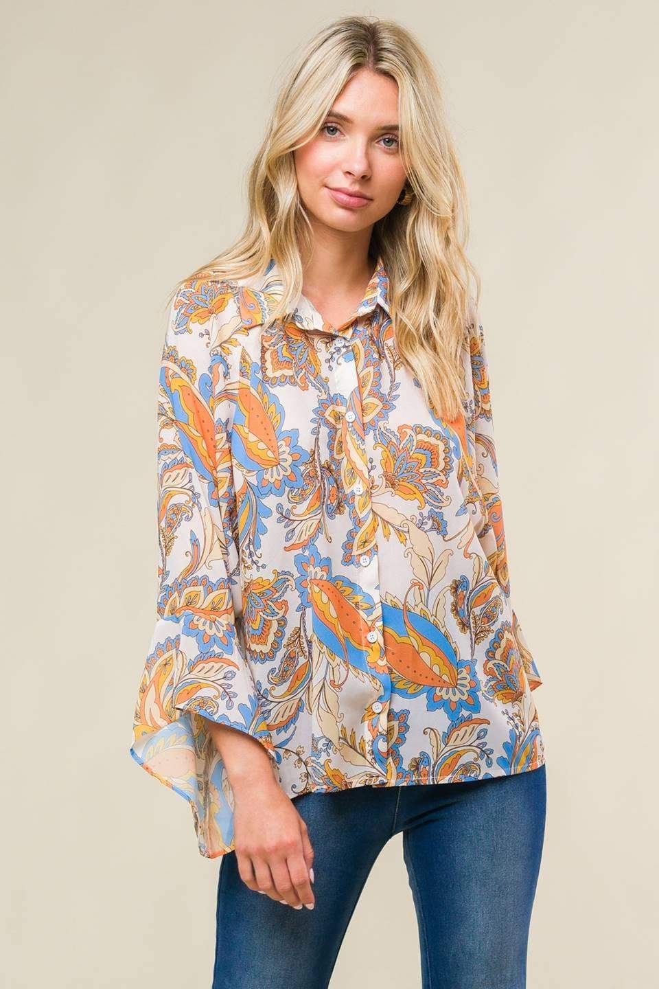 SWEET CRUSH WOVEN TOP - Flying Tomato - Flyclothing LLC
