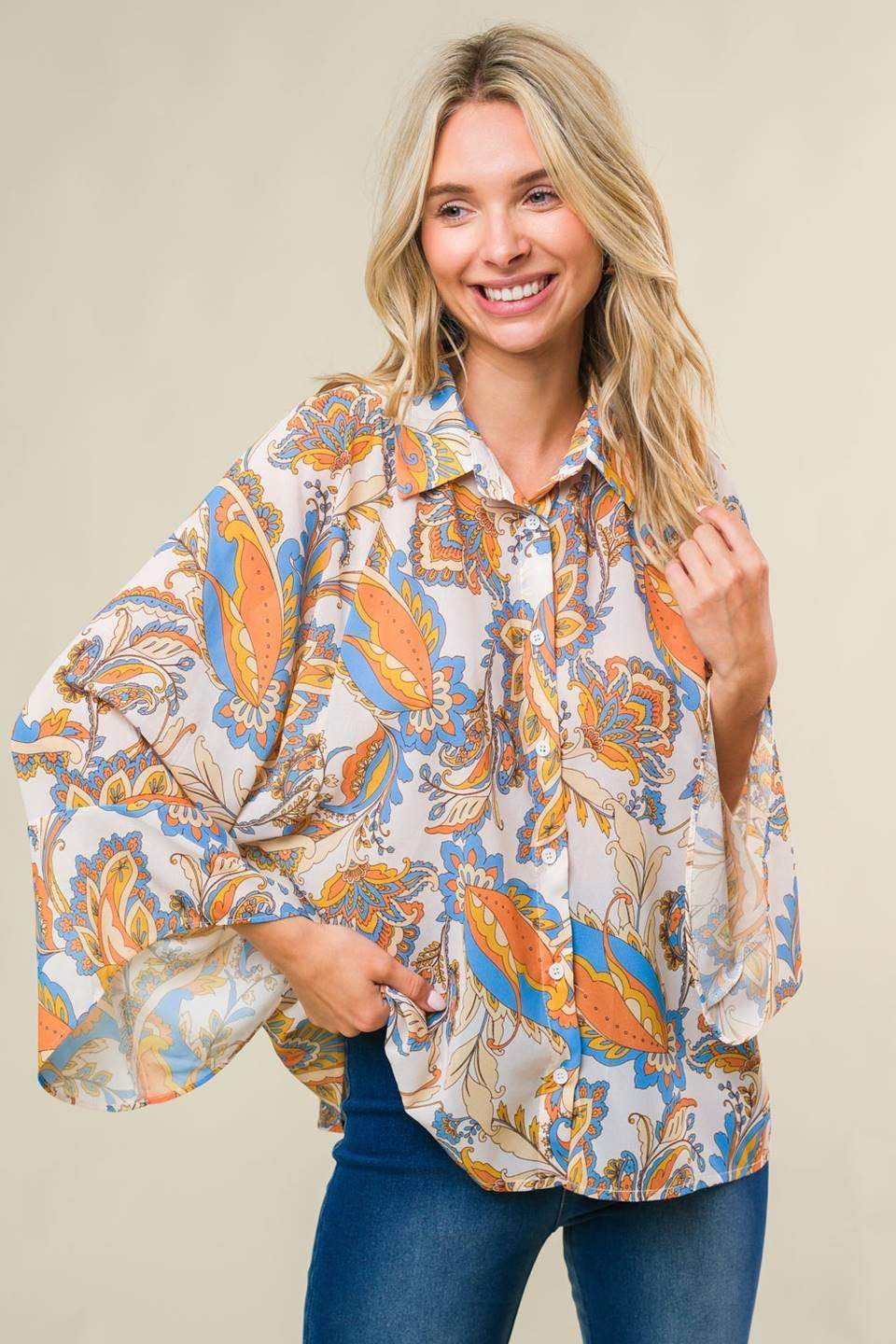 SWEET CRUSH WOVEN TOP - Flying Tomato - Flyclothing LLC