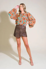 DELICATE HUE WOVEN TOP - Flying Tomato - Flyclothing LLC