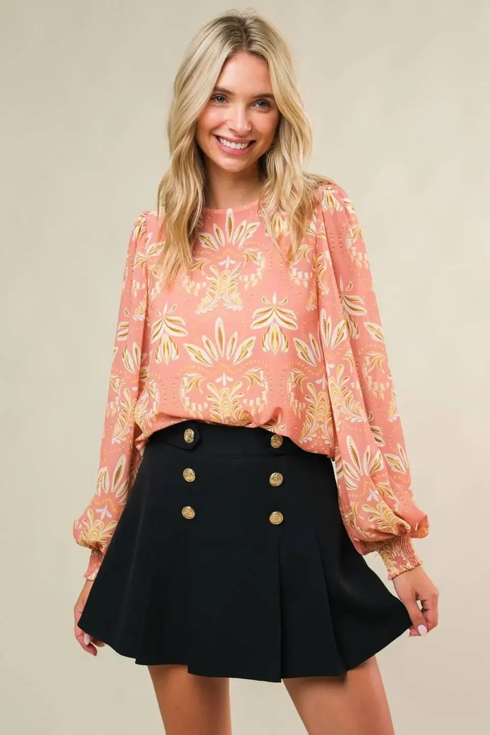GET THE LOOK WOVEN TOP - Flying Tomato - Flyclothing LLC