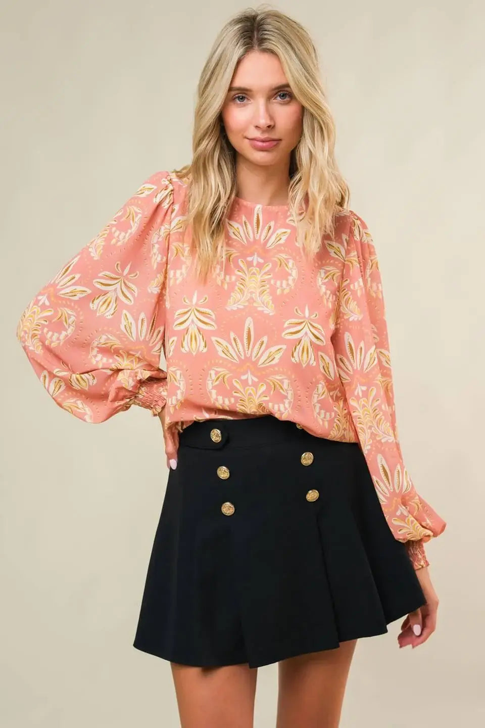 GET THE LOOK WOVEN TOP - Flying Tomato - Flyclothing LLC