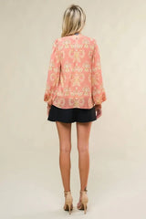 GET THE LOOK WOVEN TOP - Flying Tomato - Flyclothing LLC