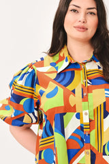 HEART ON DISPLAY WOVEN TOP - Flying Tomato - Flyclothing LLC
