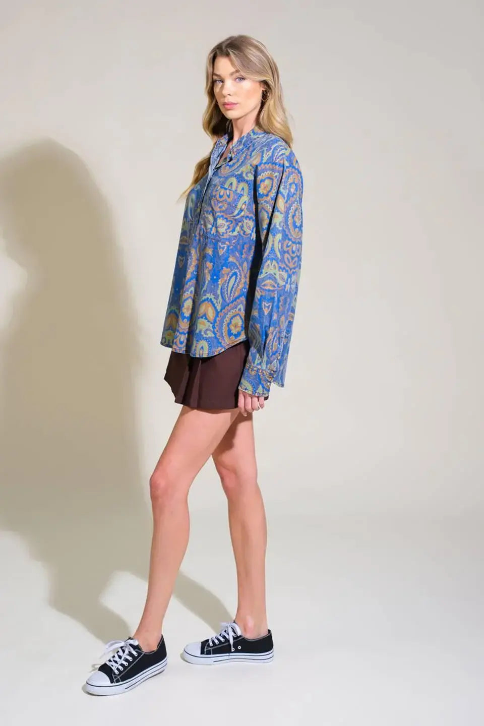 I'M IN CHARGE WOVEN TOP - Flying Tomato - Flyclothing LLC
