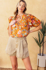 TOTAL FRILL WOVEN TOP - Flying Tomato - Flyclothing LLC