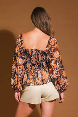 BEAMING PERFECTION WOVEN TOP - Flying Tomato - Flyclothing LLC
