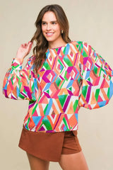 THAT'S THAT BRIGHT WOVEN TOP - Flying Tomato - Flyclothing LLC