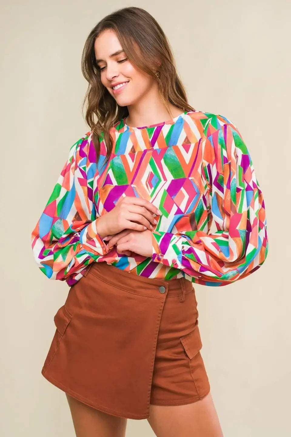 THAT'S THAT BRIGHT WOVEN TOP - Flying Tomato - Flyclothing LLC