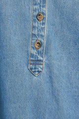 CLOSER TO YOU DENIM TOP - Flying Tomato - Flyclothing LLC