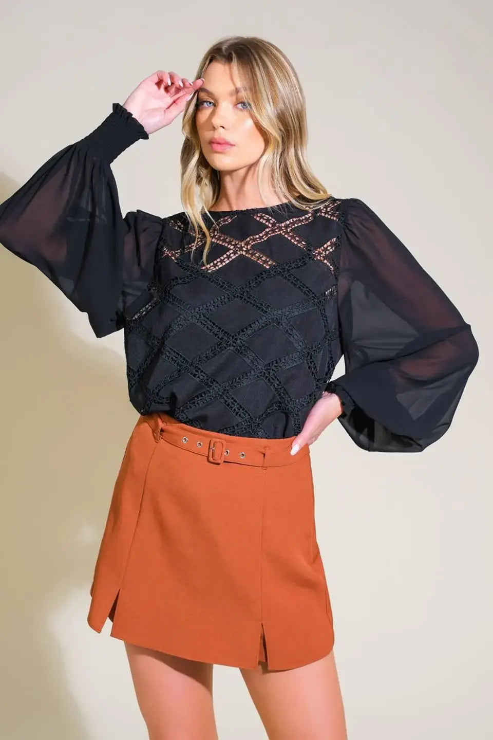 WEEKEND WANDERER WOVEN TOP - Flying Tomato - Flyclothing LLC