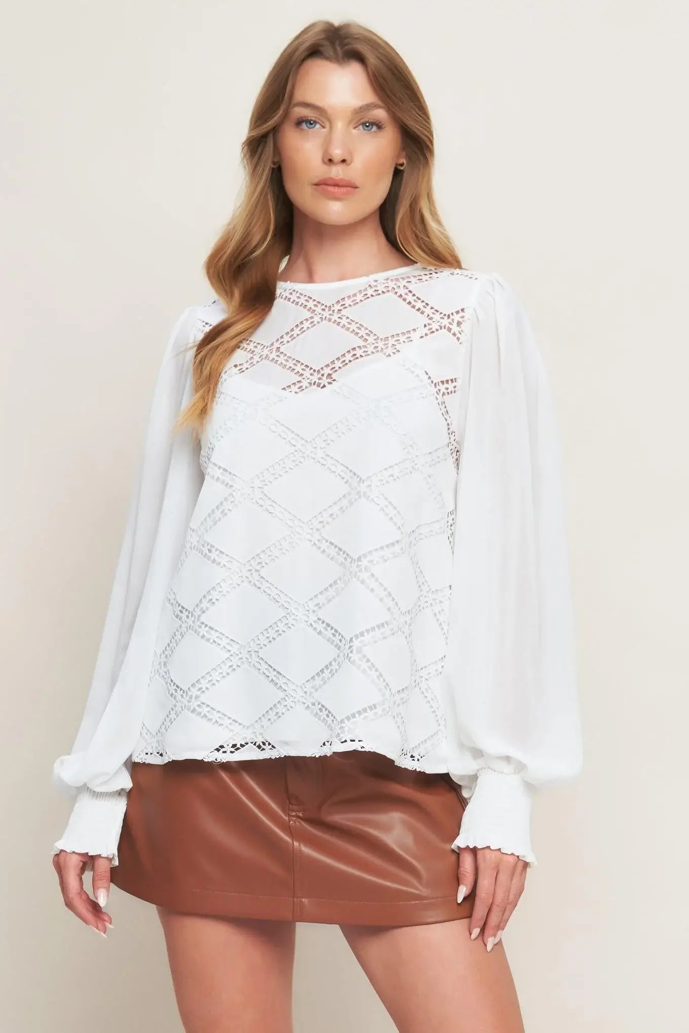 WEEKEND WANDERER WOVEN TOP - Flying Tomato - Flyclothing LLC
