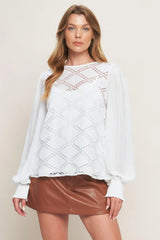 WEEKEND WANDERER WOVEN TOP - Flying Tomato - Flyclothing LLC