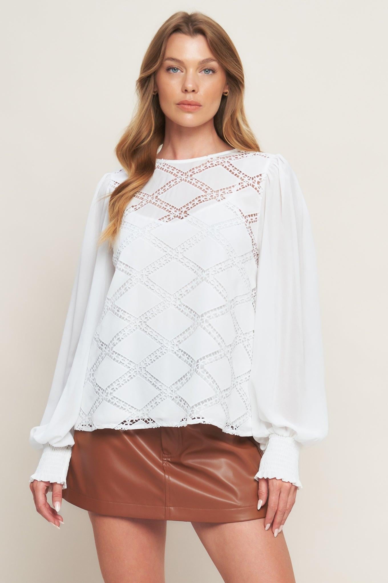 WEEKEND WANDERER WOVEN TOP - Flying Tomato - Flyclothing LLC