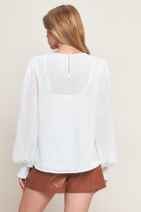 WEEKEND WANDERER WOVEN TOP - Flying Tomato - Flyclothing LLC