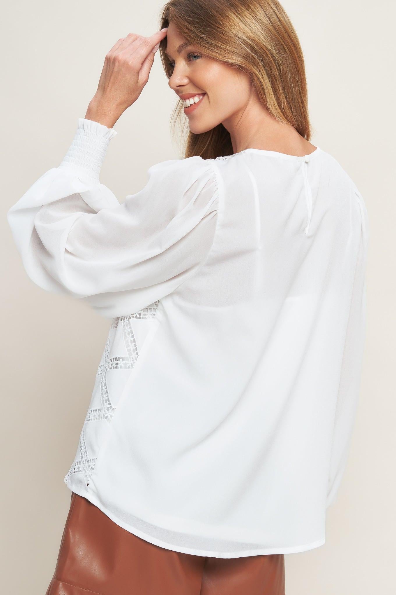 WEEKEND WANDERER WOVEN TOP - Flying Tomato - Flyclothing LLC
