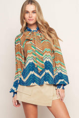 PICKING DAISIES WOVEN TOP - Flying Tomato - Flyclothing LLC