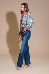 UNFORGETTABLE COMPOSURE WOVEN TOP - Flying Tomato - Flyclothing LLC