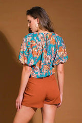 YORK HEIGHTS WOVEN TOP - Flying Tomato - Flyclothing LLC