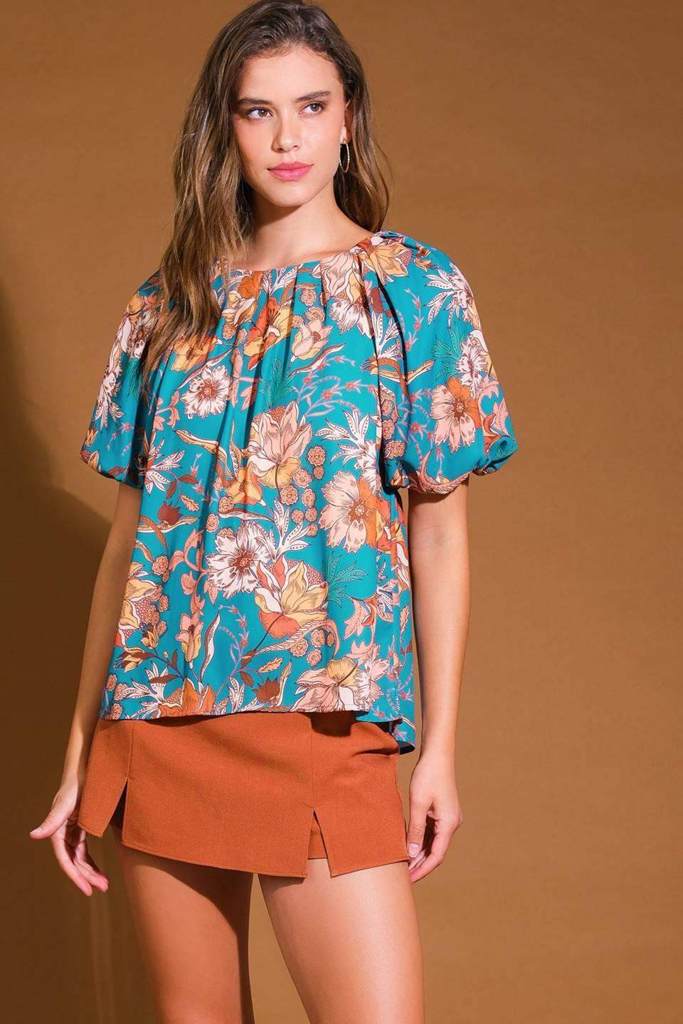 YORK HEIGHTS WOVEN TOP - Flying Tomato - Flyclothing LLC