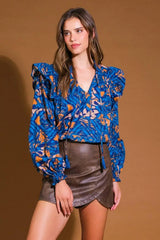 EAGLE CREST WOVEN TOP - Flying Tomato - Flyclothing LLC