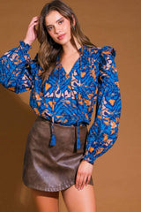 EAGLE CREST WOVEN TOP - Flying Tomato - Flyclothing LLC