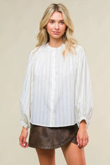 CLEAN AESTHETIC WOVEN TOP - Flying Tomato - Flyclothing LLC
