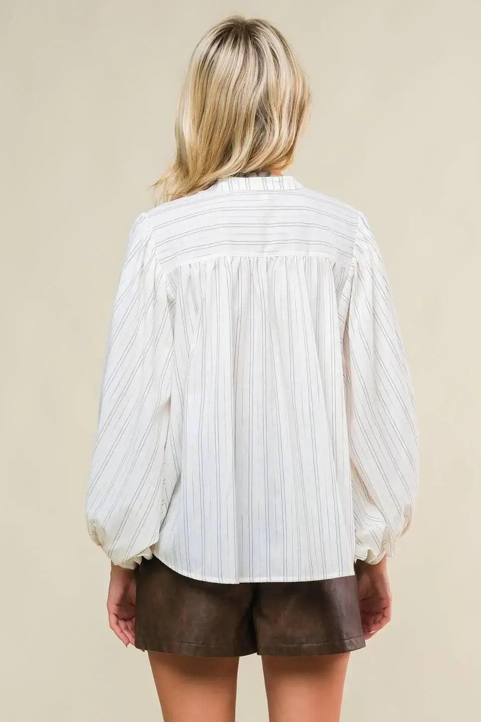 CLEAN AESTHETIC WOVEN TOP - Flying Tomato - Flyclothing LLC