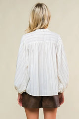 CLEAN AESTHETIC WOVEN TOP - Flying Tomato - Flyclothing LLC
