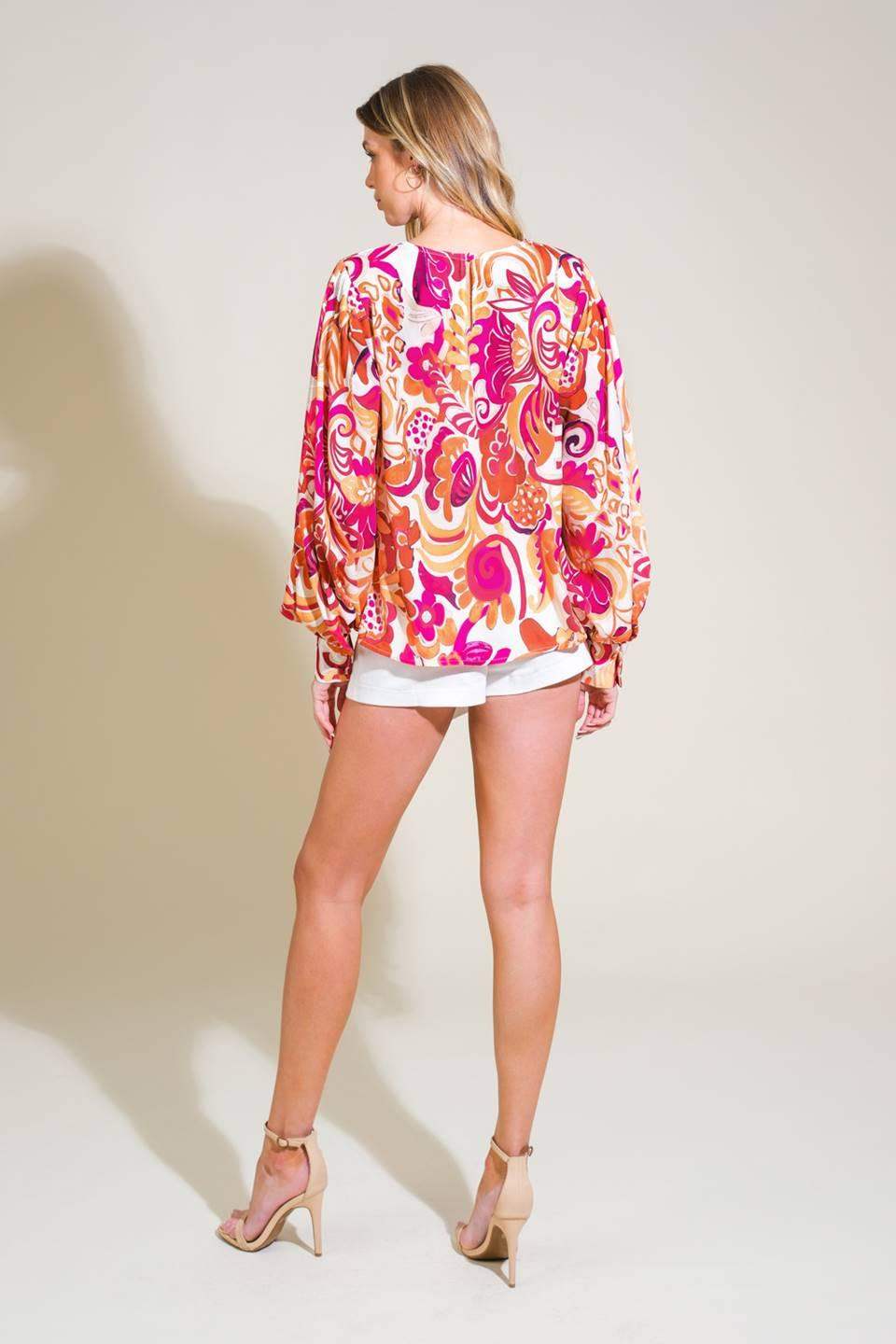 DELICATE TOUCH WOVEN TOP - Flying Tomato - Flyclothing LLC