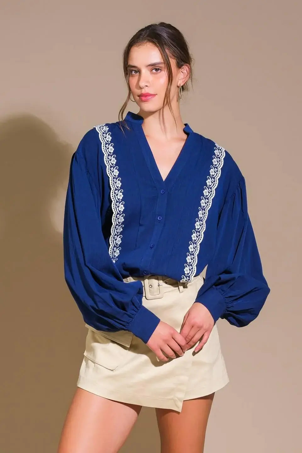 FORT WILLIAMS WOVEN TOP - Flying Tomato - Flyclothing LLC