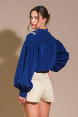 FORT WILLIAMS WOVEN TOP - Flying Tomato - Flyclothing LLC