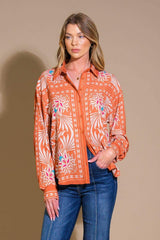 YOU NEVER CAN TELL WOVEN TOP - Flying Tomato - Flyclothing LLC