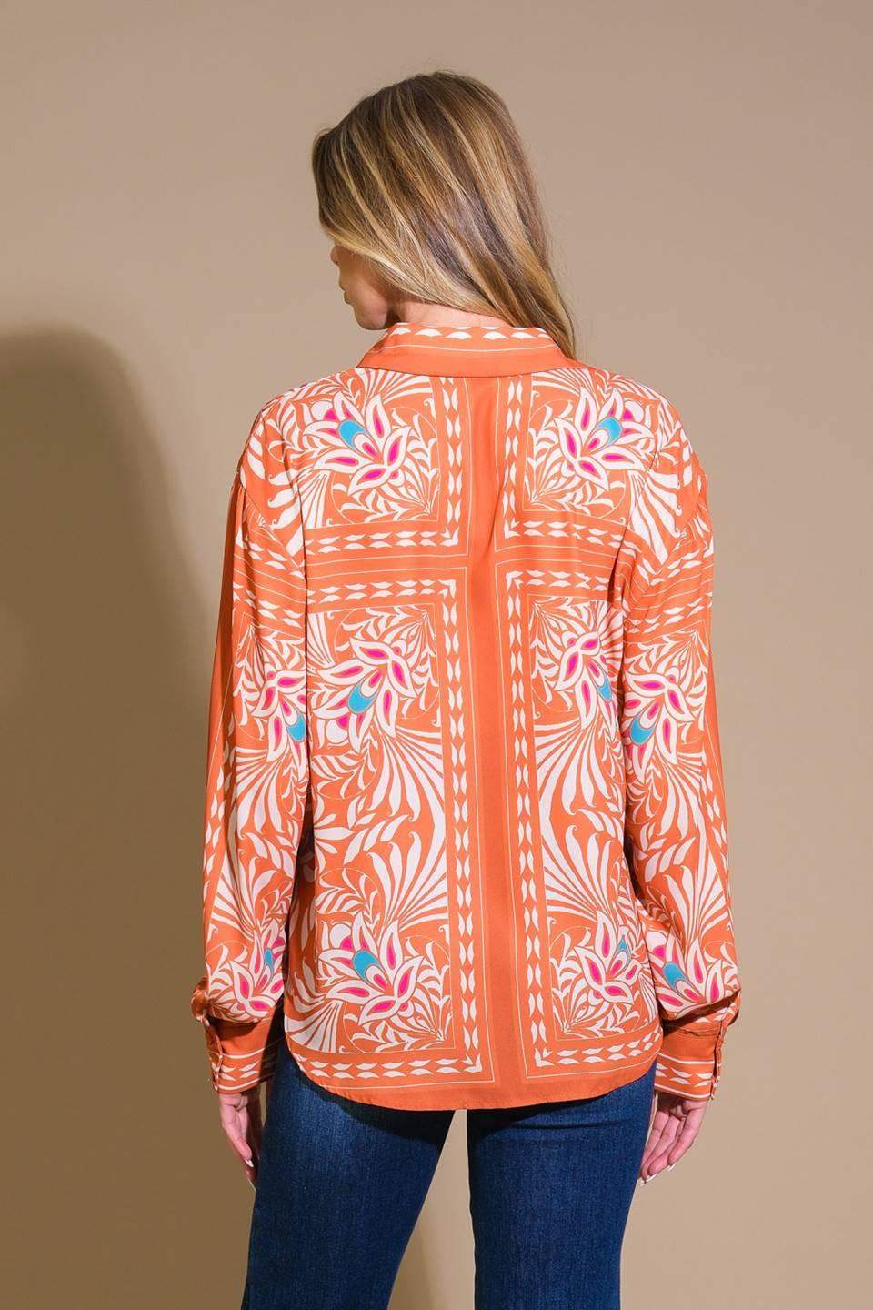 YOU NEVER CAN TELL WOVEN TOP - Flying Tomato - Flyclothing LLC