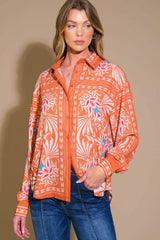 YOU NEVER CAN TELL WOVEN TOP - Flying Tomato - Flyclothing LLC