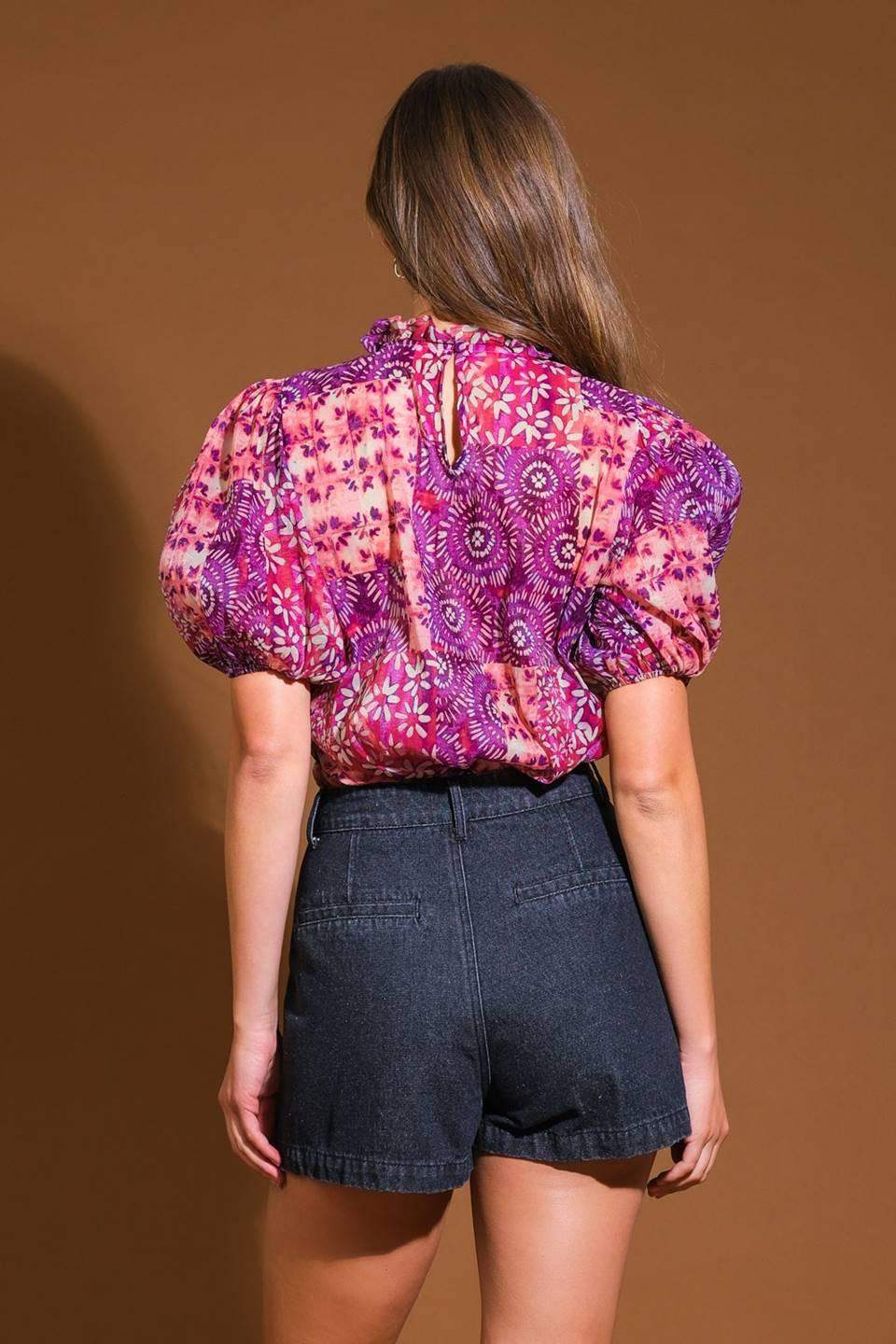 SPECIAL MOMENT WOVEN TOP - Flying Tomato - Flyclothing LLC