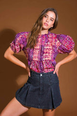 SPECIAL MOMENT WOVEN TOP - Flying Tomato - Flyclothing LLC