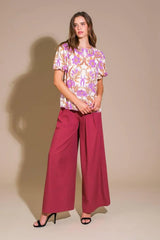 ROMANTIC WHIMS WOVEN TOP - Flying Tomato - Flyclothing LLC