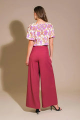 ROMANTIC WHIMS WOVEN TOP - Flying Tomato - Flyclothing LLC