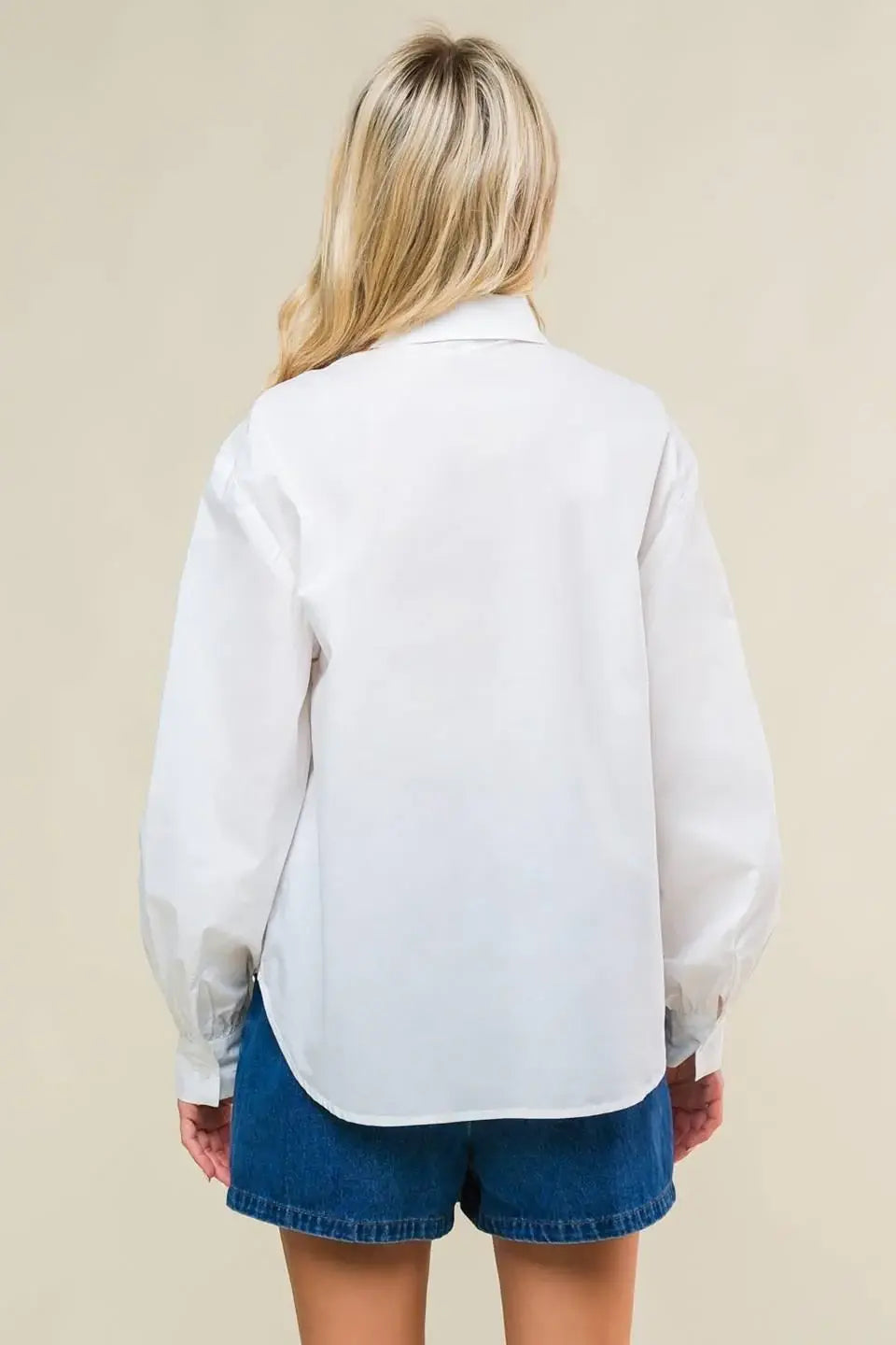 REFINED BREEZE BUTTON-UP TOP - Flying Tomato - Flyclothing LLC