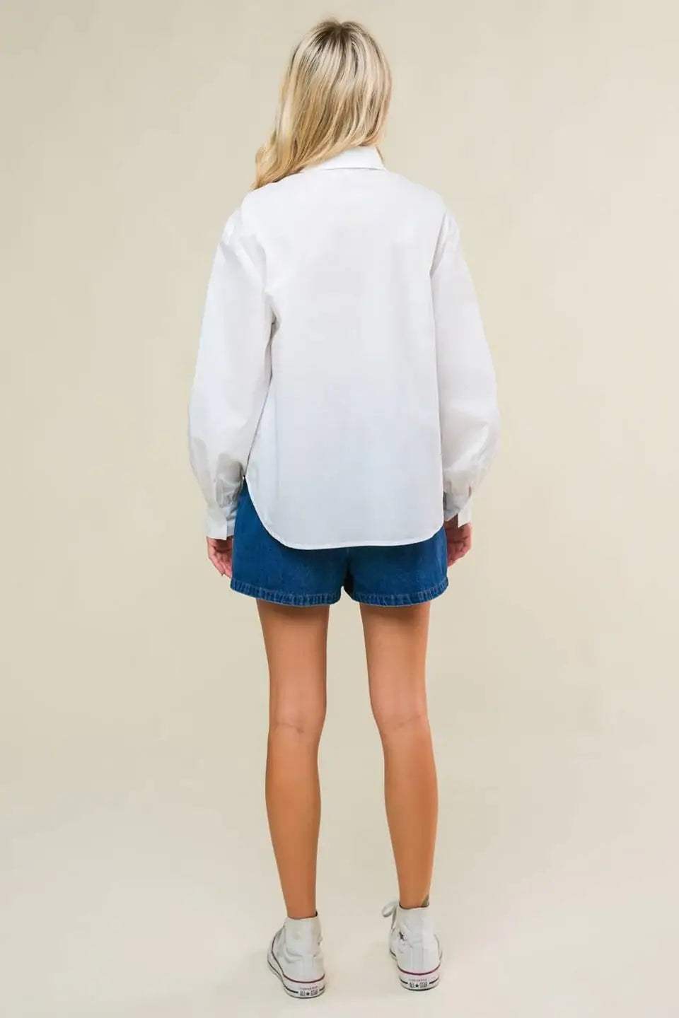 REFINED BREEZE BUTTON-UP TOP - Flying Tomato - Flyclothing LLC