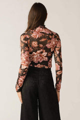 FIRESIDE CHATS STRETCH LACE TOP - Flying Tomato - Flyclothing LLC