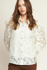 LUMINOUS GLOW WOVEN TOP - Flying Tomato - Flyclothing LLC