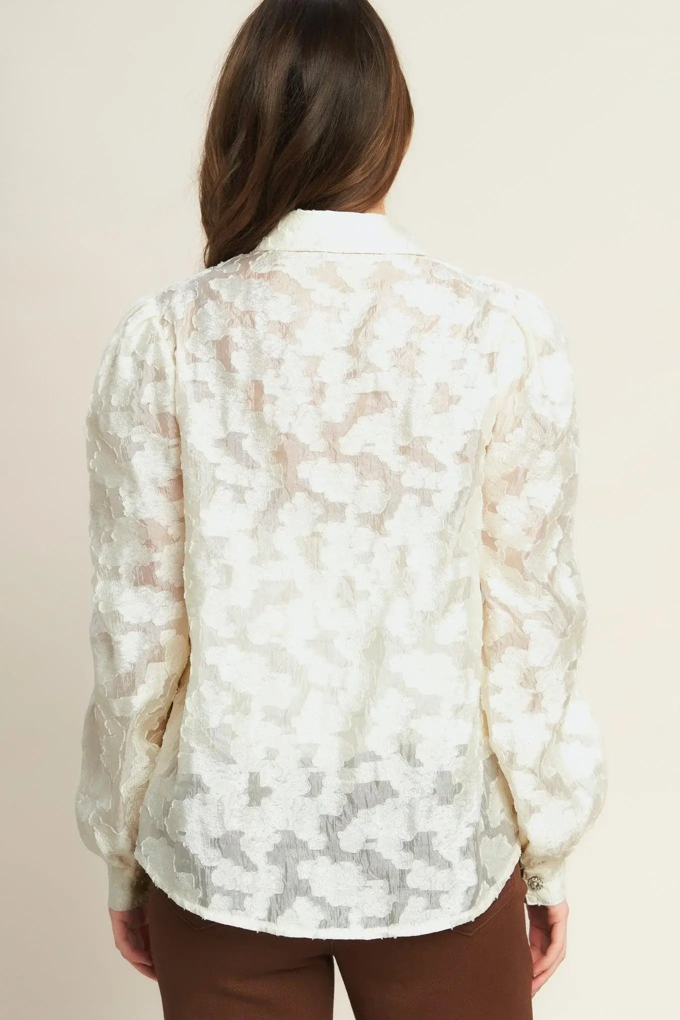 LUMINOUS GLOW WOVEN TOP - Flying Tomato - Flyclothing LLC