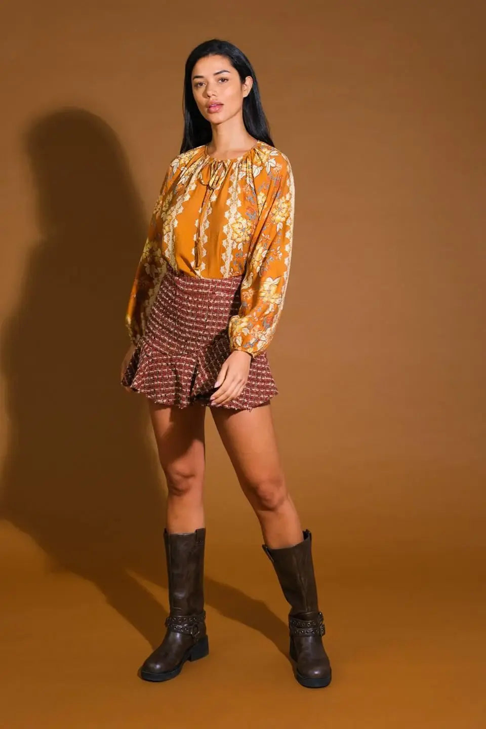 OVER THE HILLS WOVEN TOP - Flying Tomato - Flyclothing LLC
