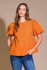 CAROLINA FOREST WOVEN TOP - Flying Tomato - Flyclothing LLC