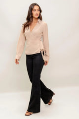 BEAUTIFUL AS YOU WOVEN TOP - Flying Tomato - Flyclothing LLC