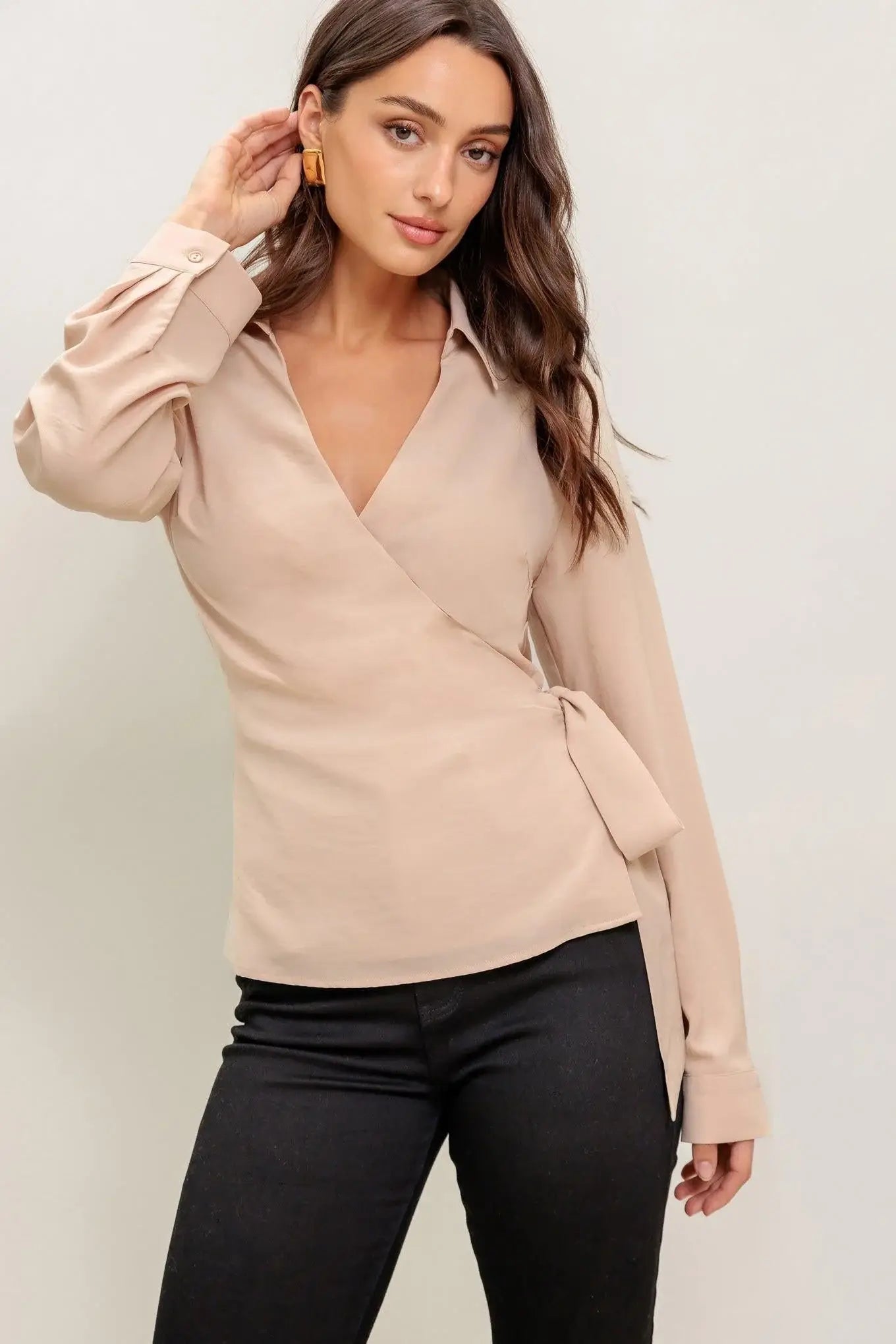 BEAUTIFUL AS YOU WOVEN TOP - Flying Tomato - Flyclothing LLC