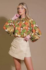 CALL IT LOVE WOVEN TOP - Flying Tomato - Flyclothing LLC
