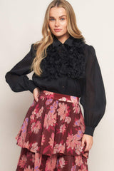 HAZY DAYS WOVEN TOP - Flying Tomato - Flyclothing LLC