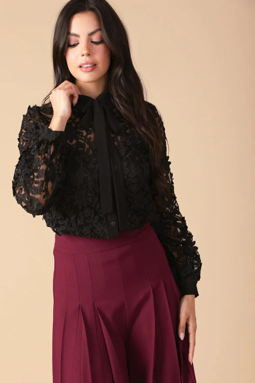 CALL IT FATE LACE TOP - Flying Tomato - Flyclothing LLC